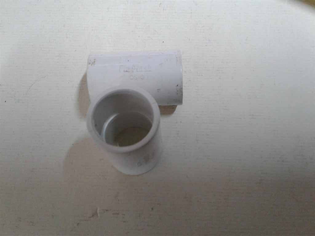 NEW FloPlast Overflow 21.5mm Straight Coupling Union PVC OS10W (PAIR)