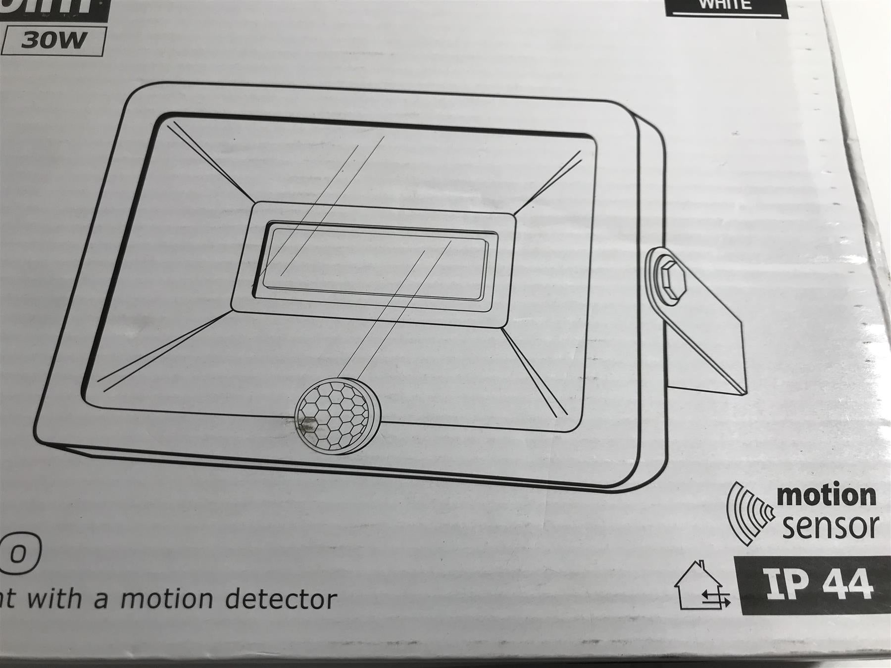 KANLUX Grun N LED 30 B SE LED 2100lm White Motion Sensor IP44 30326