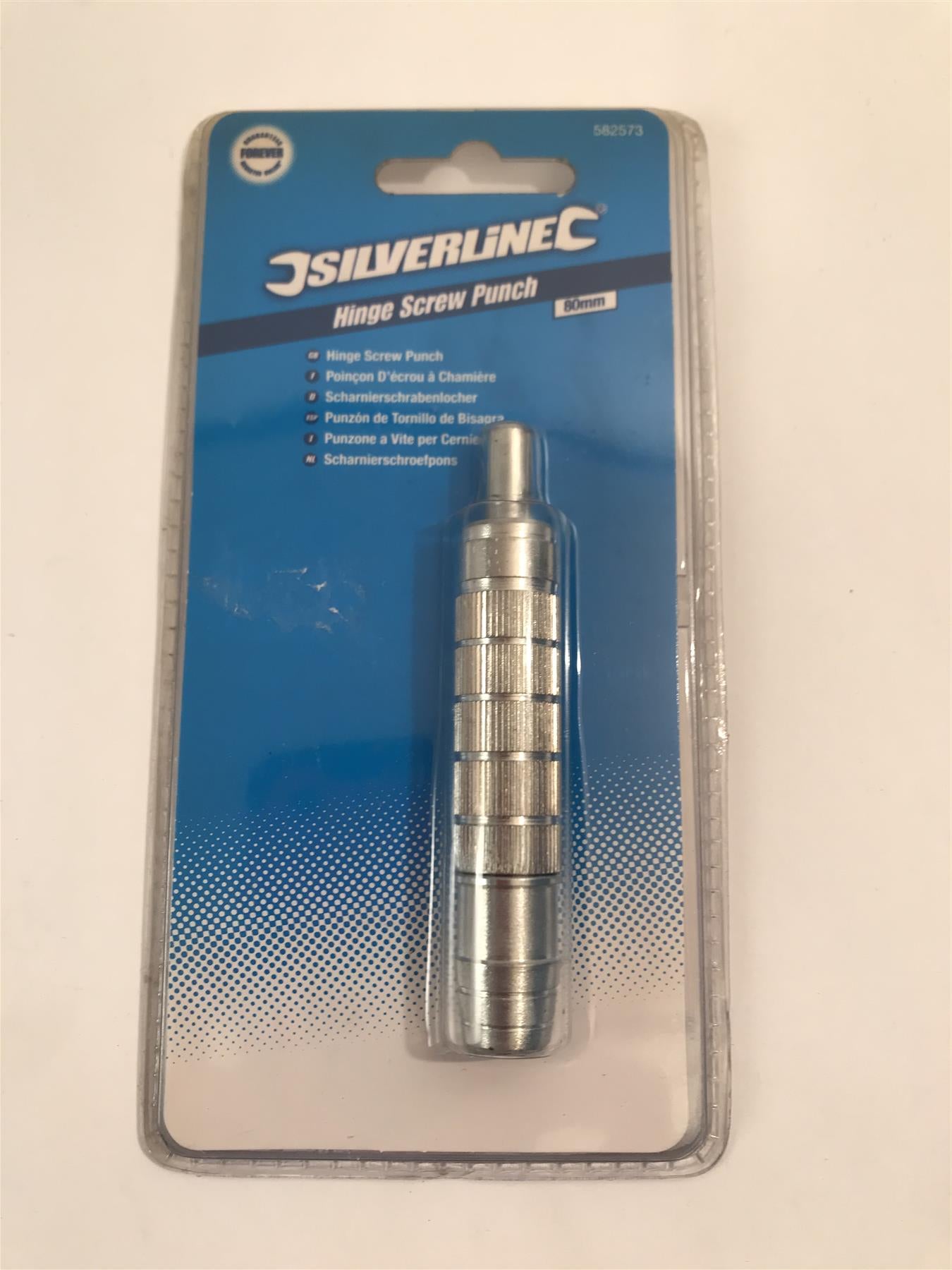 Silverline Hinge Screw Punch 80mm