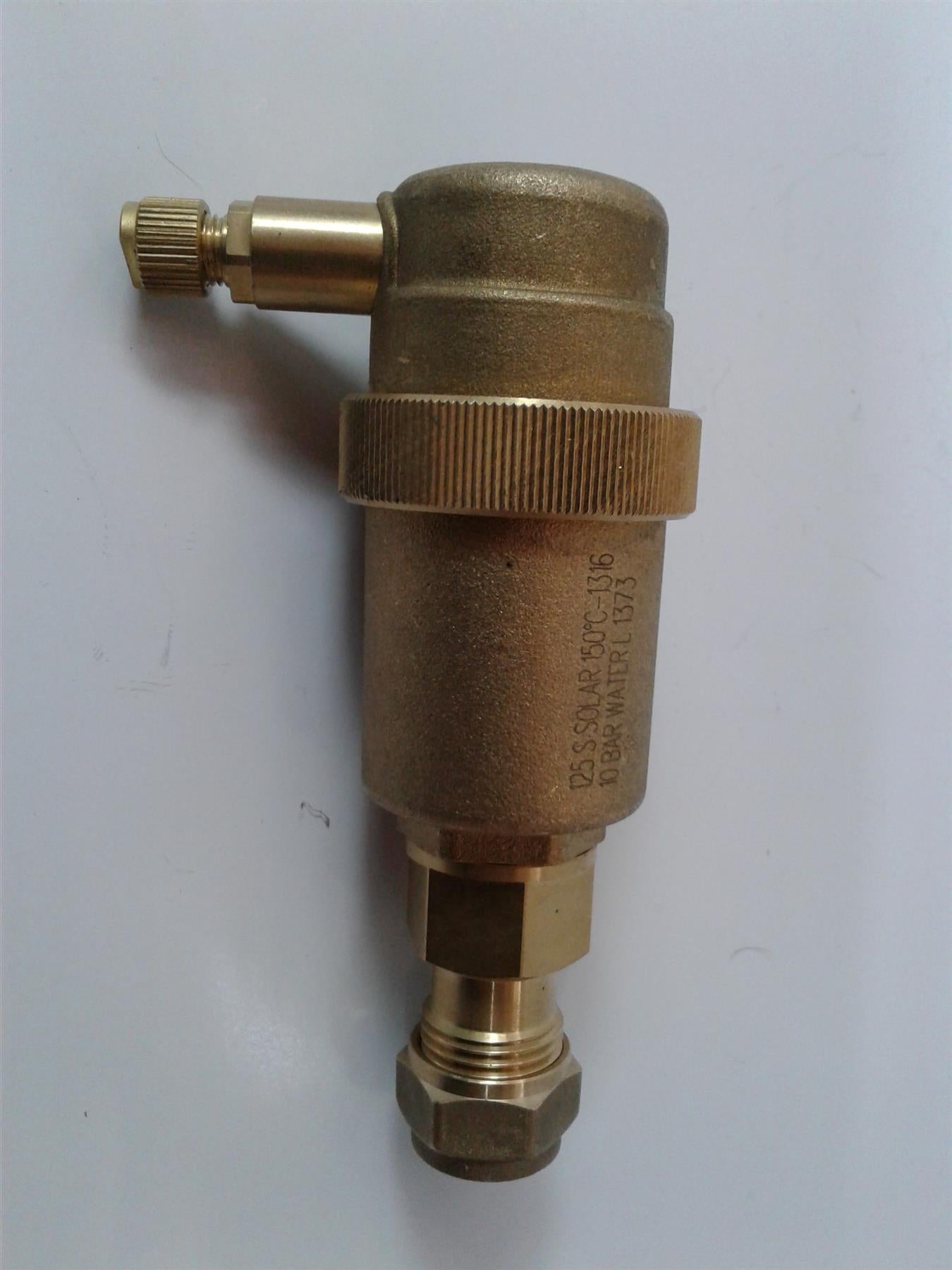 NEW IMT 125S  Automatic Air Vent ELITE SOLAR with Stopvalve 10BAR WATER L 1373