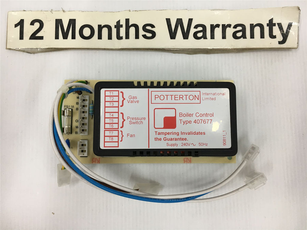 POTTERTON PROFILE 30 40 50 60 80 100 PCB GC 4160703 407677 12m warranty