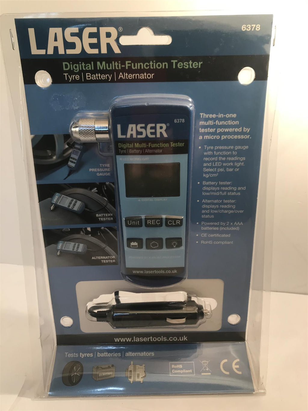 Laser Digital Multi-Function Tester 6378