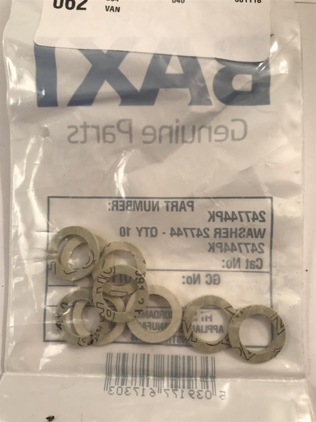 BAXI COMBI Instant HE 80 & 105 Boiler Sealing Washer (Pack of 20) 247744PK