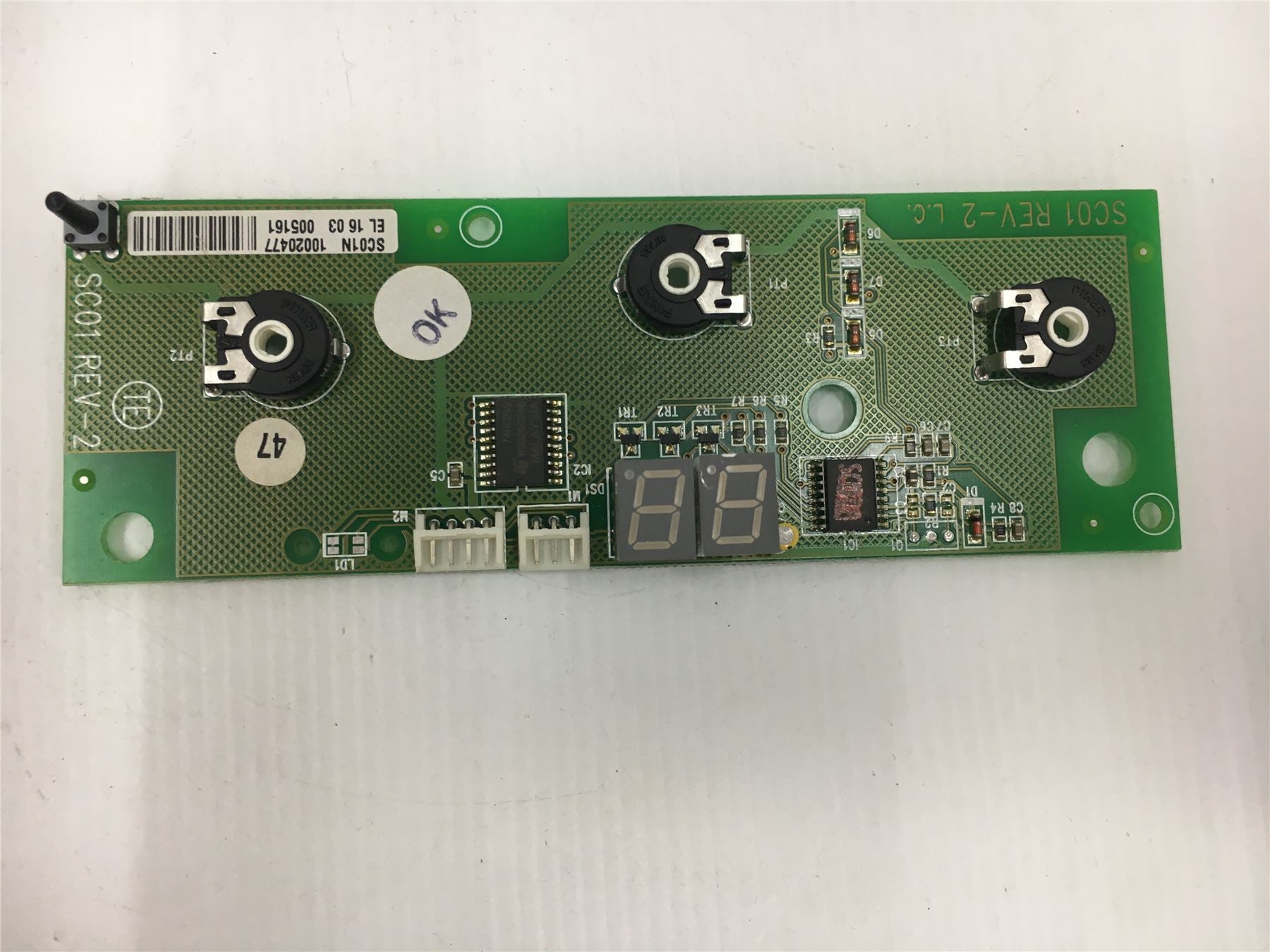 NON EXCHANGE VOKERA LINEA DISPLAY 10024558 REV 2 PCB 12m warranty