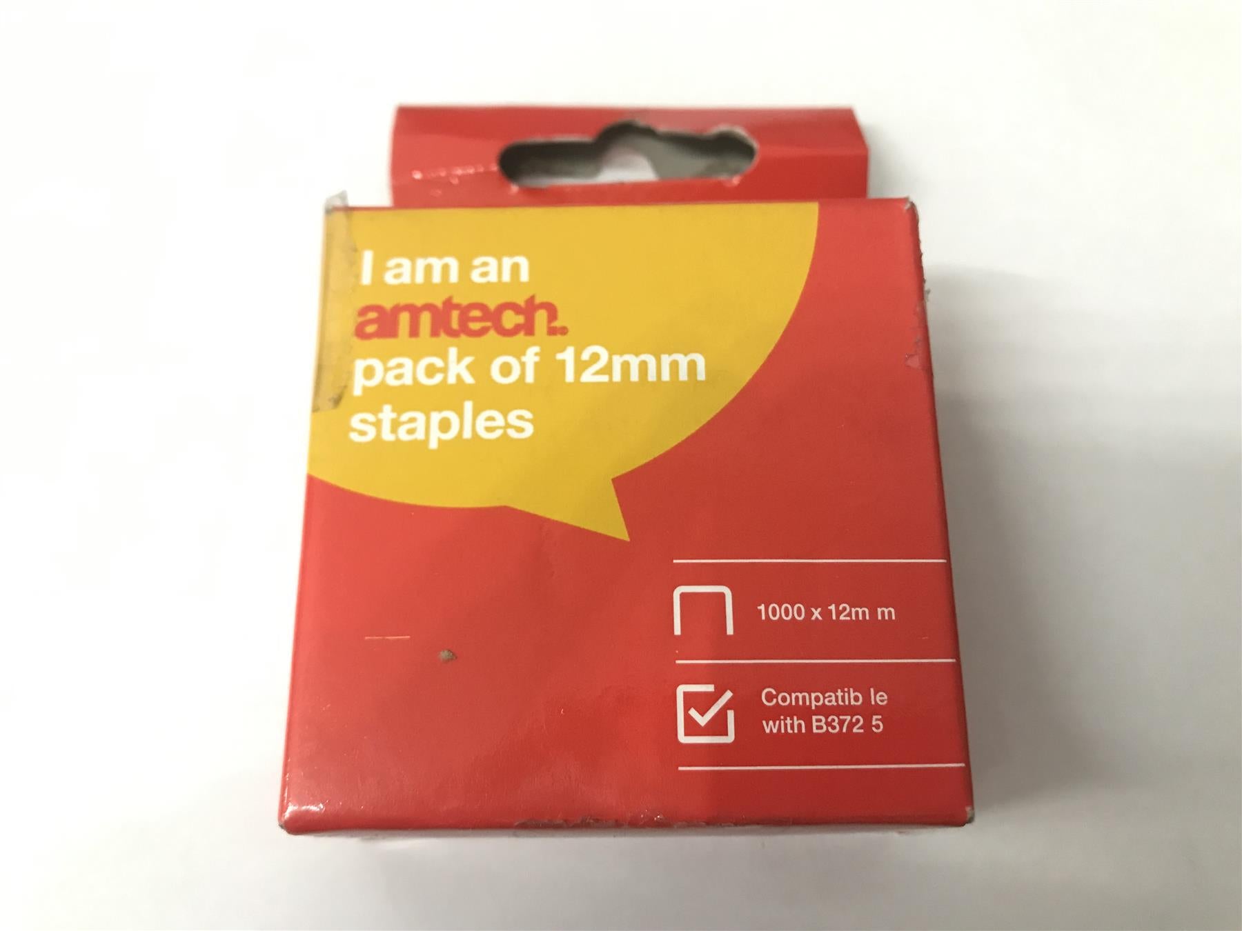 Amtech Staples 1000pc 12mm B3727