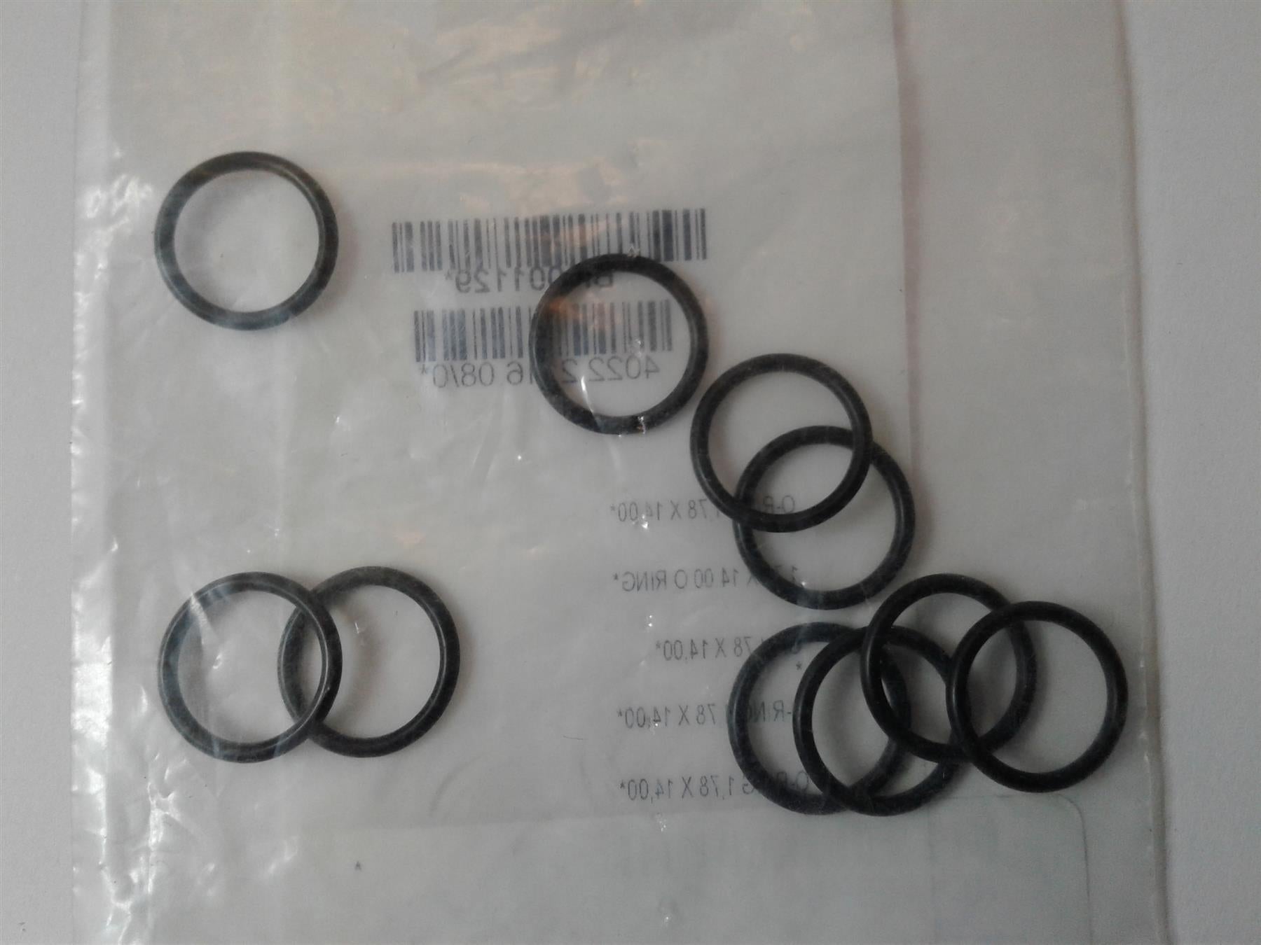 NEW Biasi BI1001129 O Ring (10 Pack) 1.78 X 14.00mm