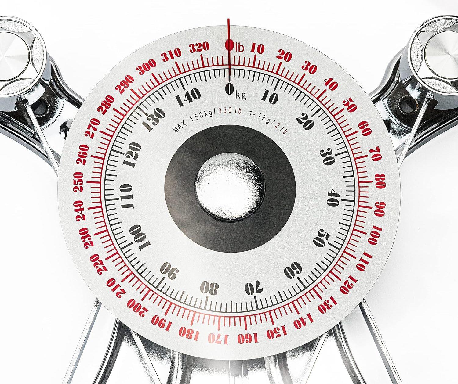 Sonvadia Mechanical Square Glass Bathroom Scale