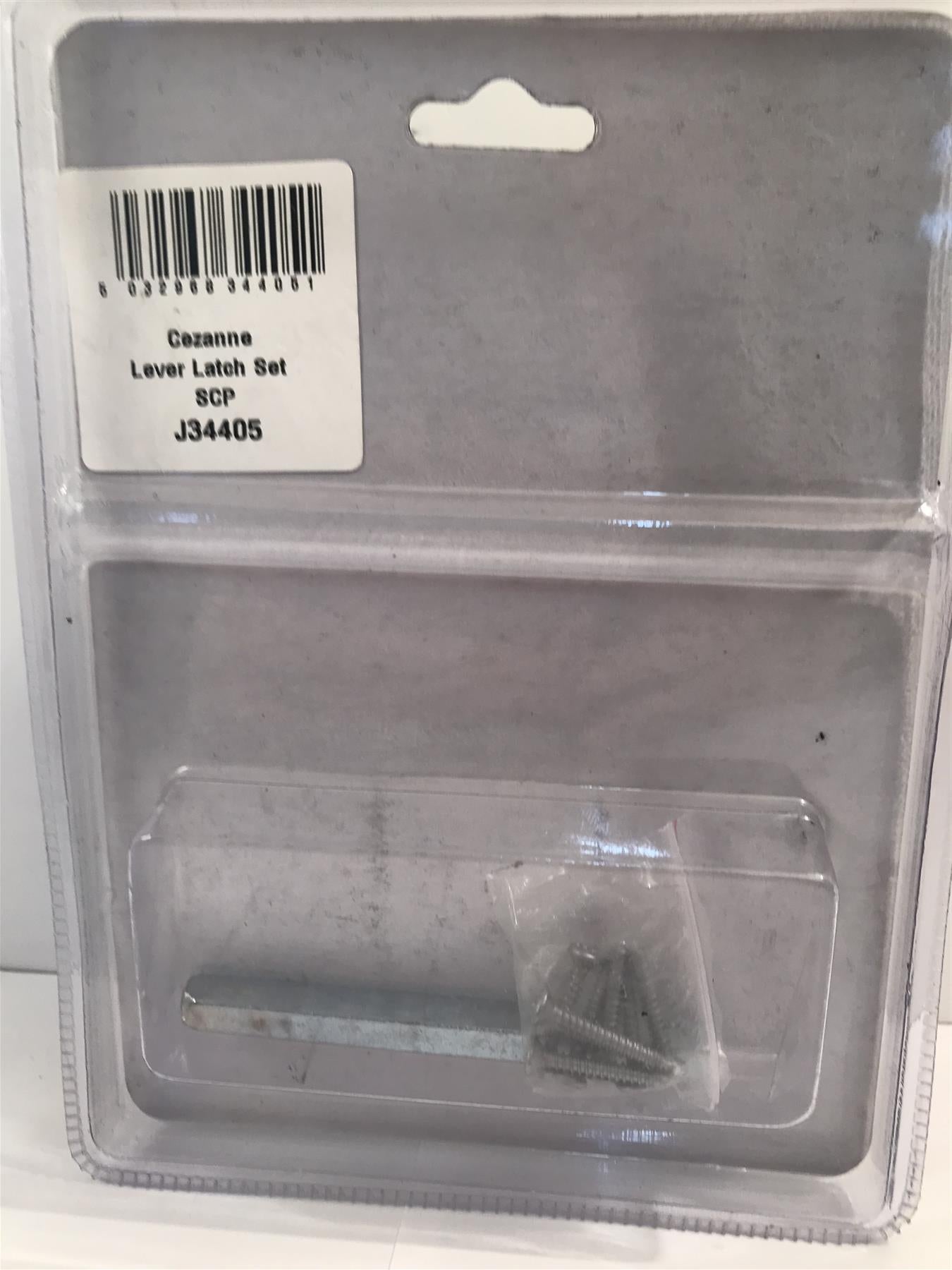 Eclipse Cezane Lever Latch Set Satin Chrome J34405