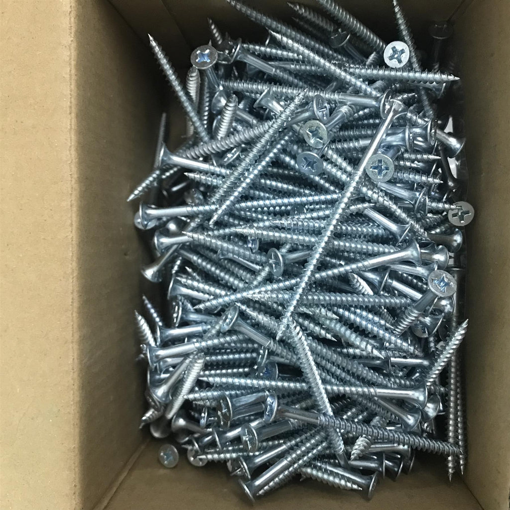 4TRADE 542062 DRYWALL 4.2 x 65mm SCREWS BRIGHT ZINC PLATED 500pce PACK