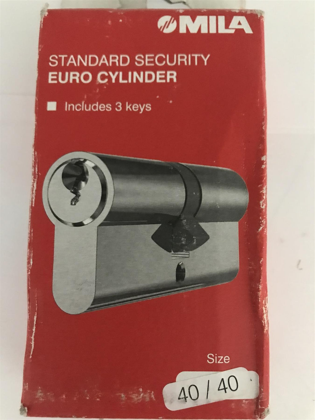 Mila Standard Security Euro Cylinder 40/40 Chrome BX4040EDPCM6