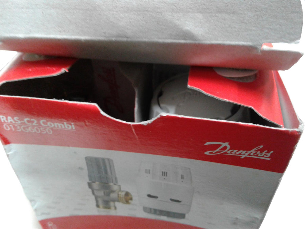 NEW DANFOSS ANGLED TRV VALVE 15MM RAS-C2 COMBI 013G6050