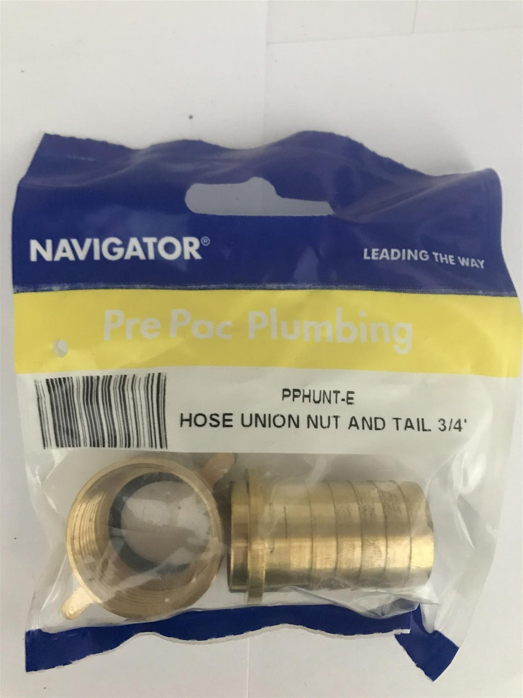 Navigator 3/4" Hose Union Nut and Tail  PPHUNT-E