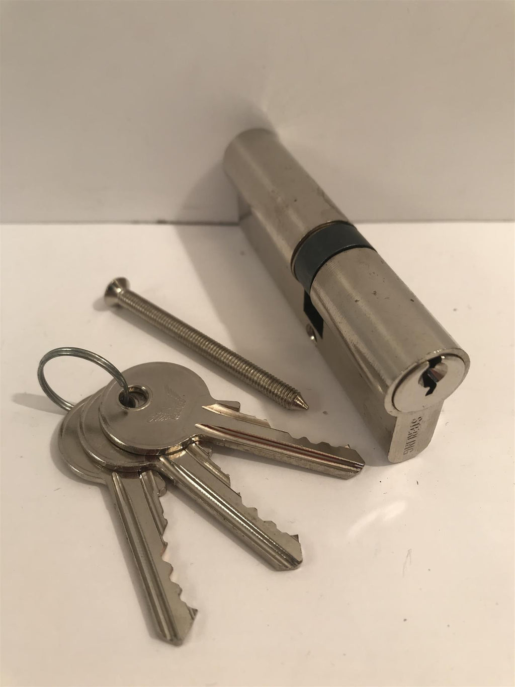 Sterling EPN005 Double Euro 5 Pin Cylinder 85mm (35x50), Polished Nickel