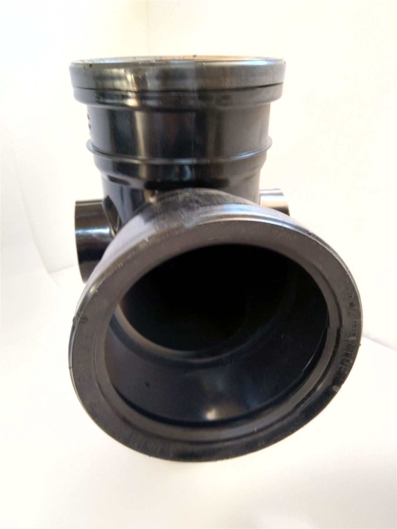 NEW OSMA 110mm SOIL 4S195 S/S 5 Boss Branch - 87.5º BLACK