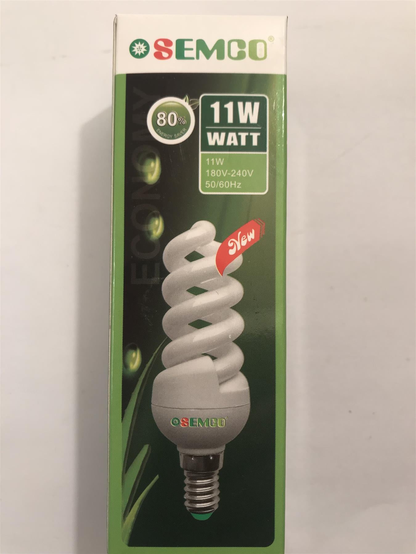 Semco 11W 8000k Energy Saving Spiral Lamp ISO9001