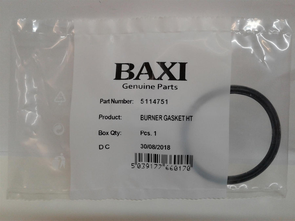 BAXI PLATINUM COMBI HE 24 28 & 30 BOILER BURNER GASKET 5114751