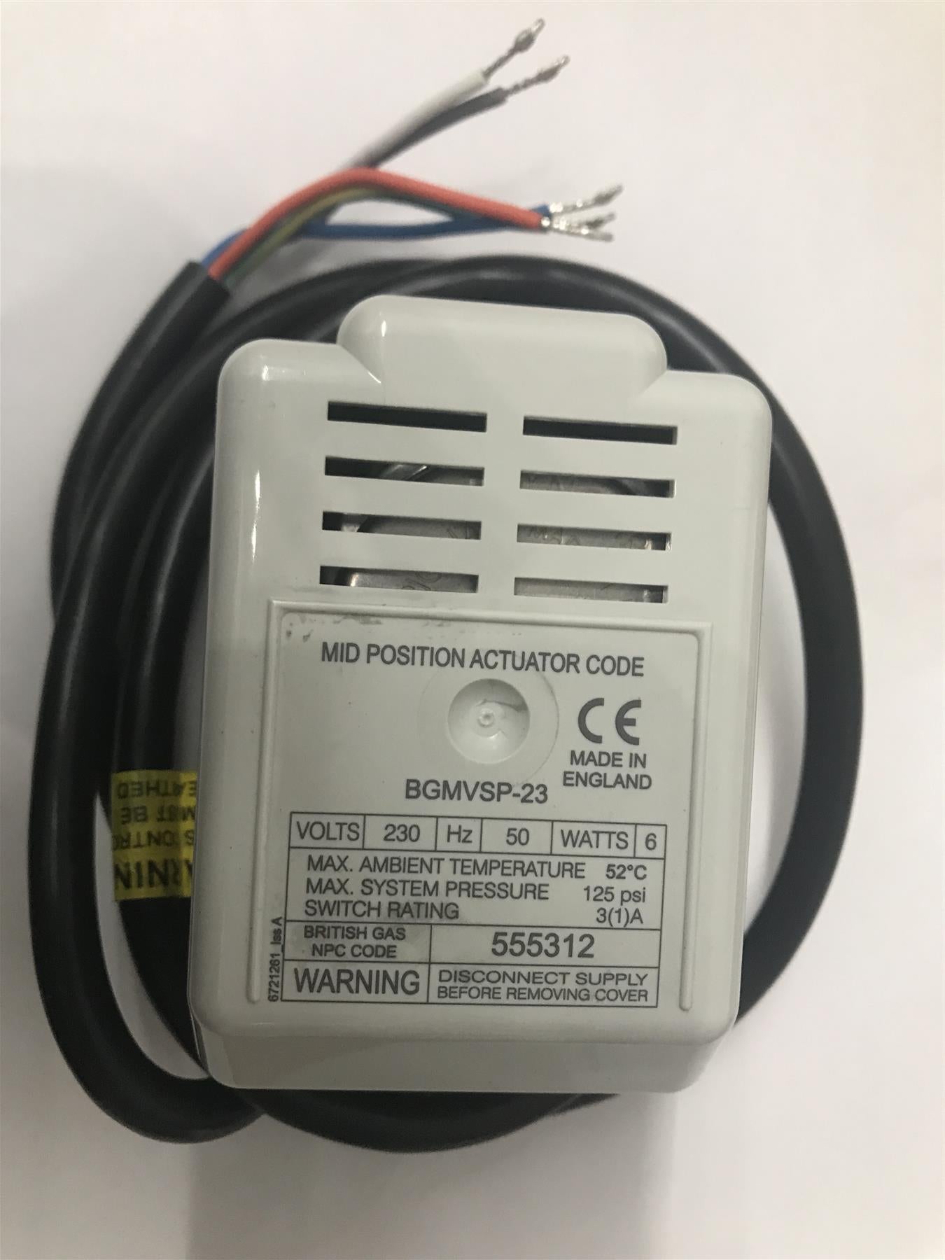 DRAYTON BRITISH GAS BGMVSP-23 555312 MID POSTITION ACTUATOR