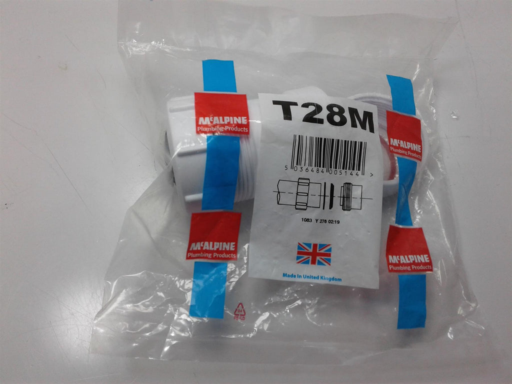 McAlpine T28M Coupler Socket Multifit Universal For 40mm 1-1/2" Waste Pipe