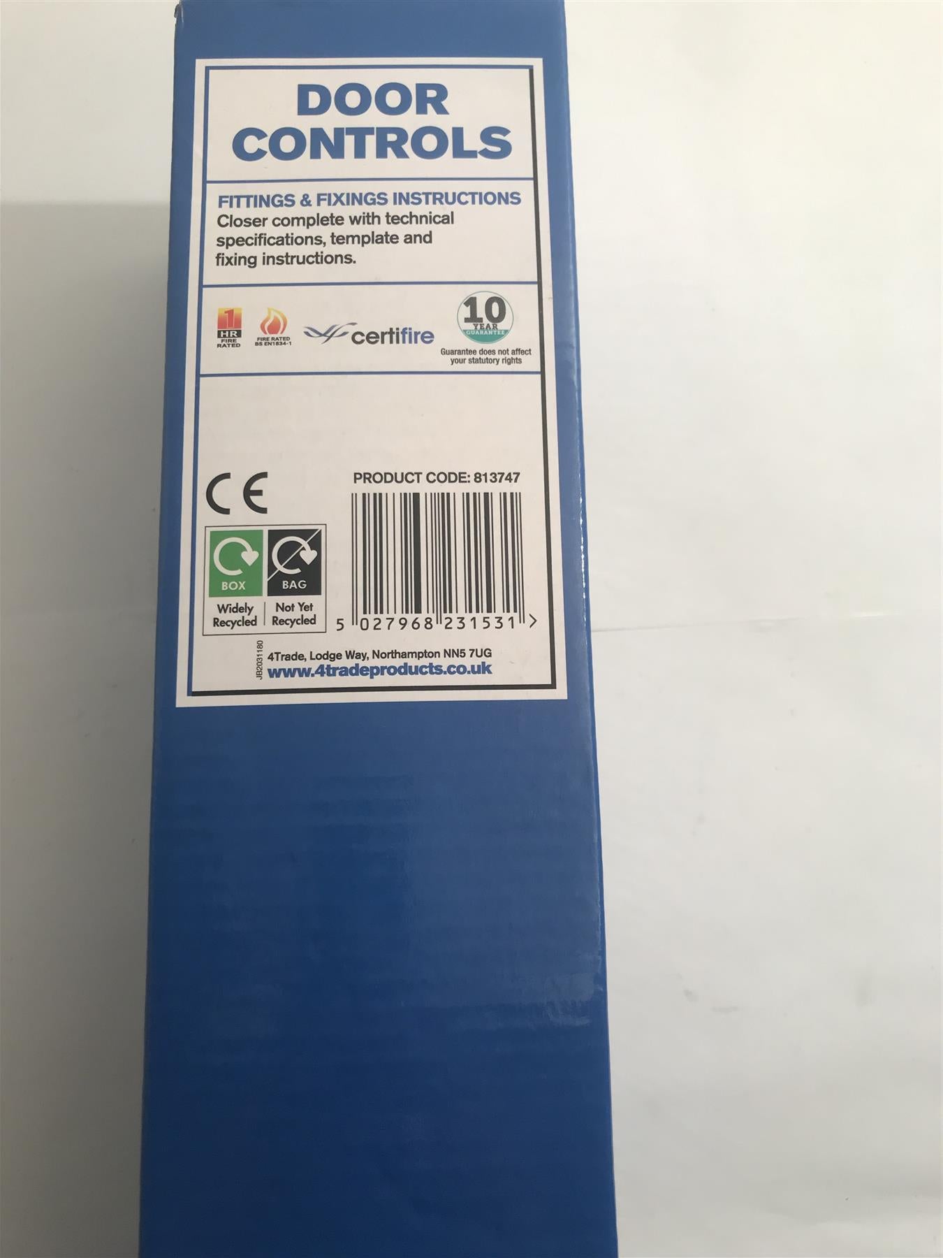 4Trade Door Controls Overhead Closer DC13 813747