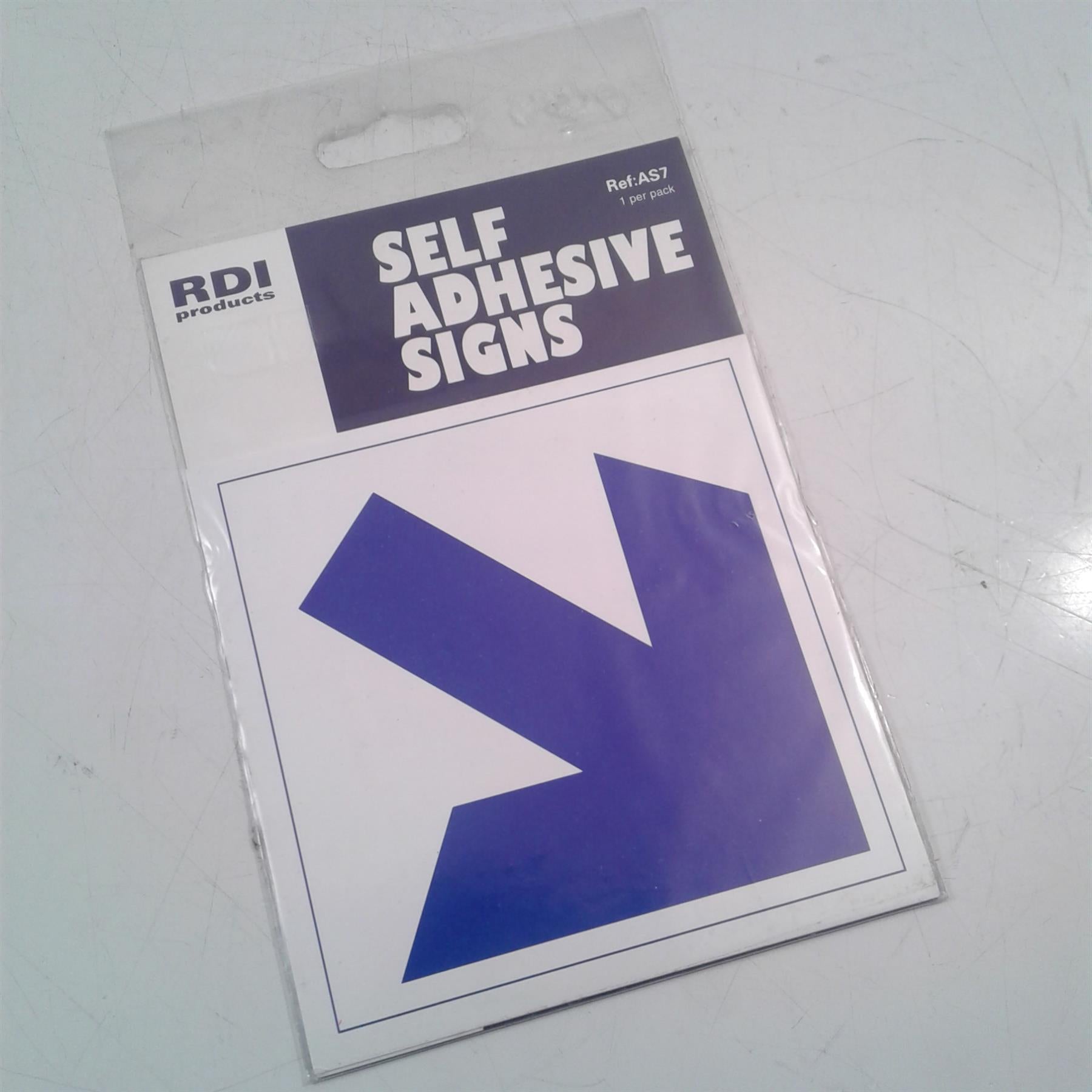 Keep Right Self Adhesive Sign
