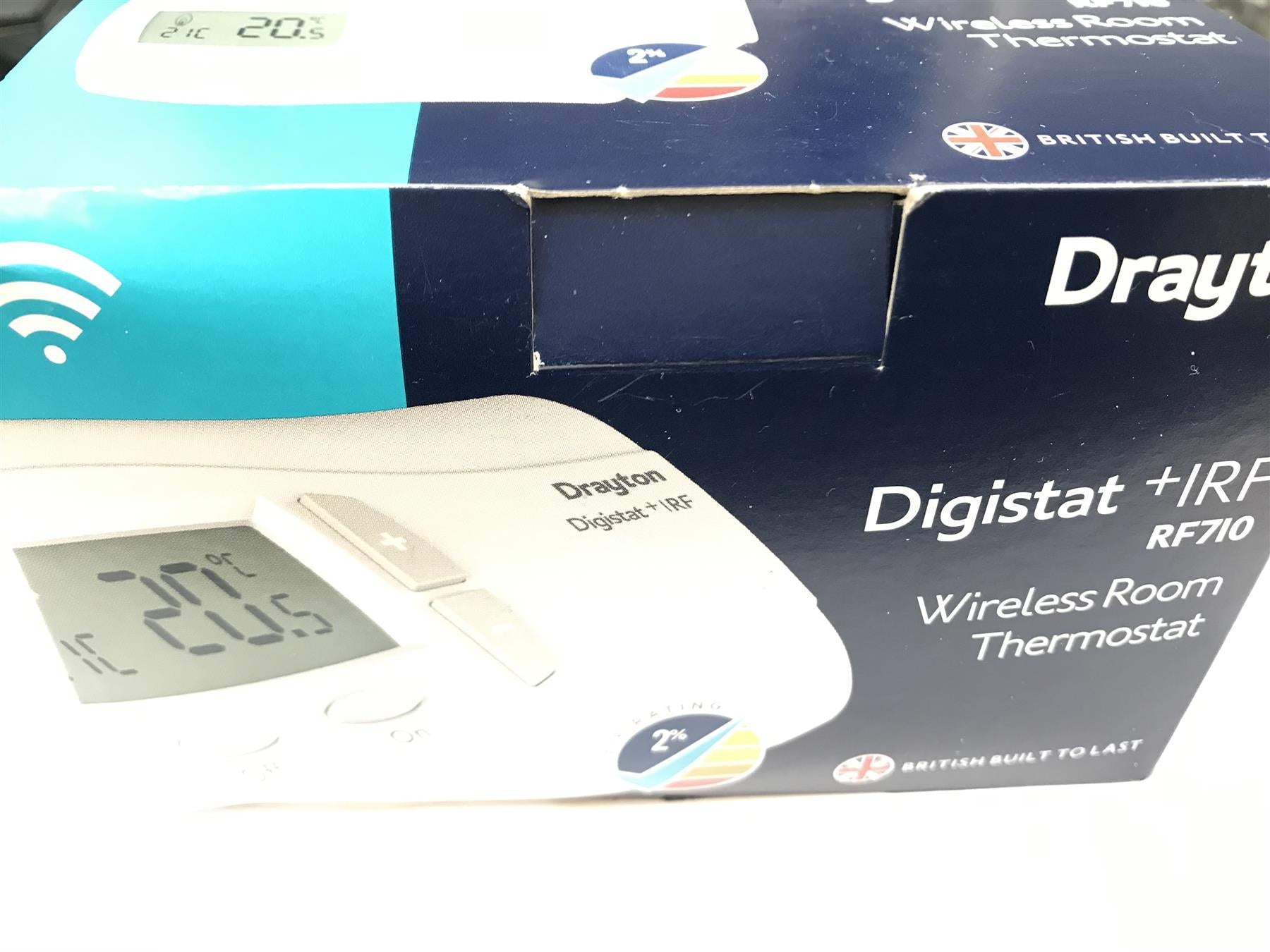 New Drayton RF710 Digistat +1 RF Wireless Room Thermostat