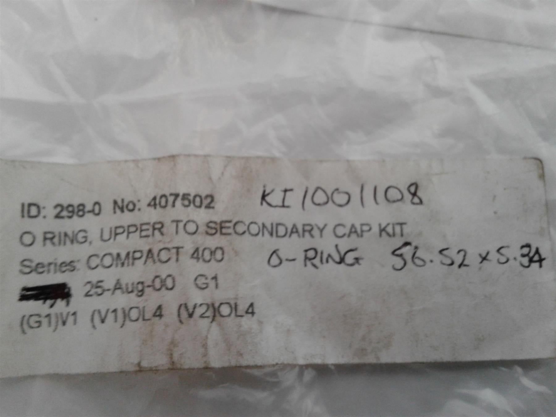 NEW ARISTON Biasi ki1001108 COMPACT 400 O RING 56.52 X 5.34 mm