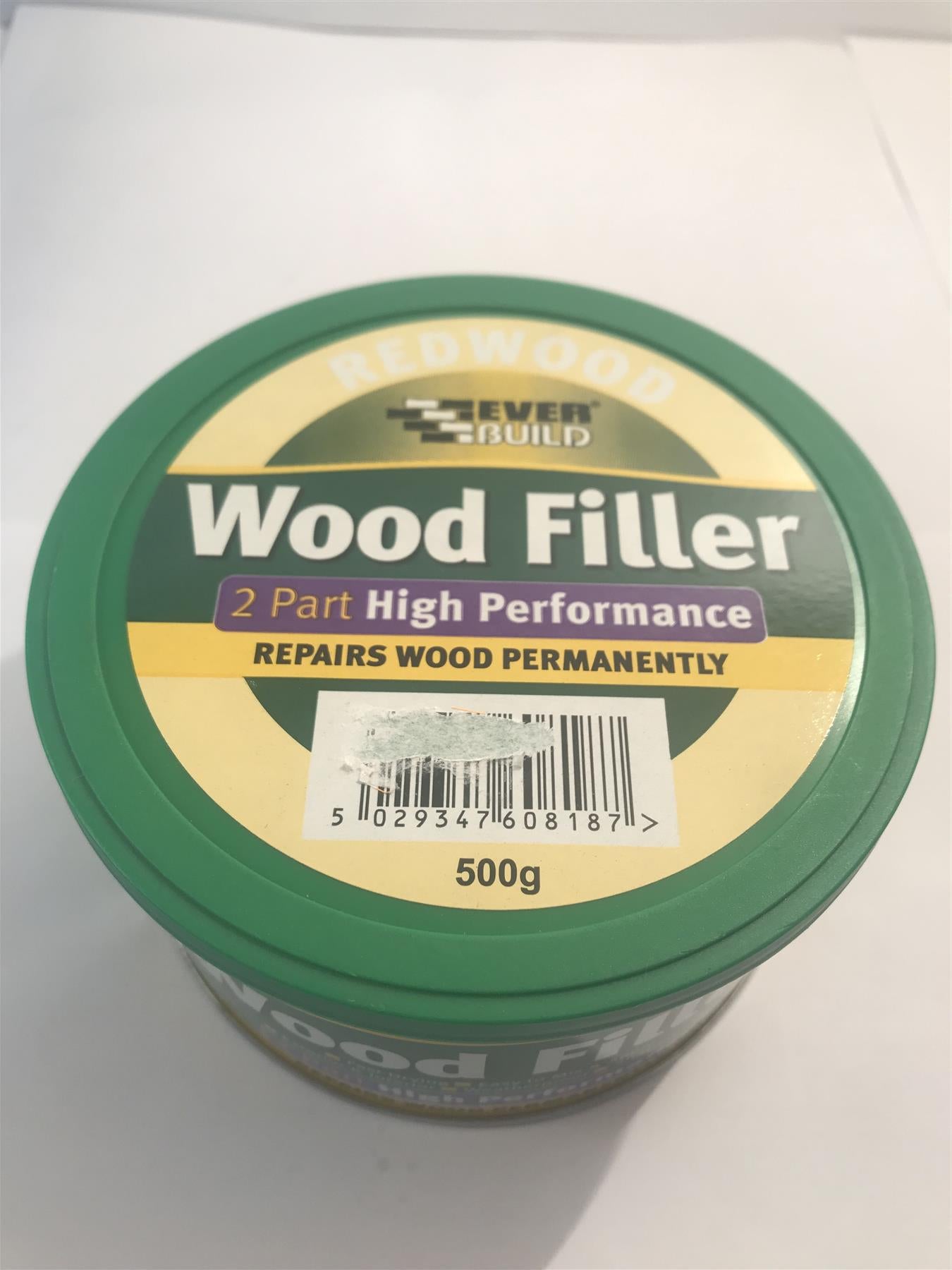 Everbuild 2 Part High Performance Wood Filler, Redwood 500g