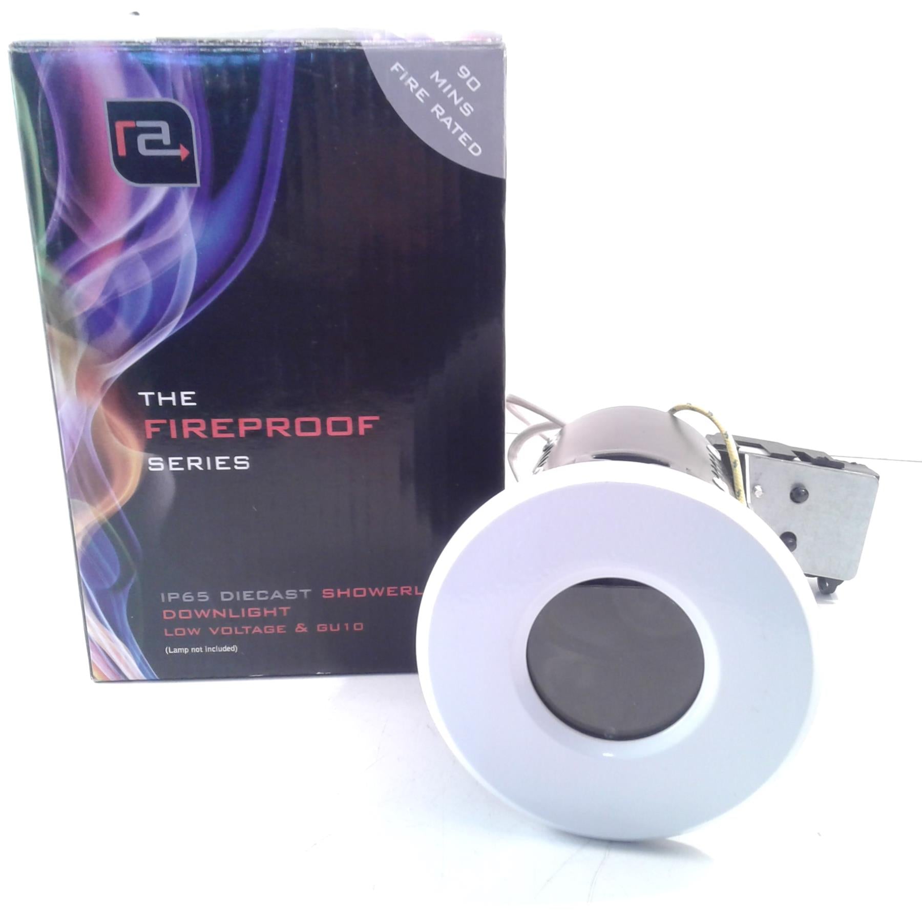 IP65 Diecast Showerlight Downlight White low voltage & GU10