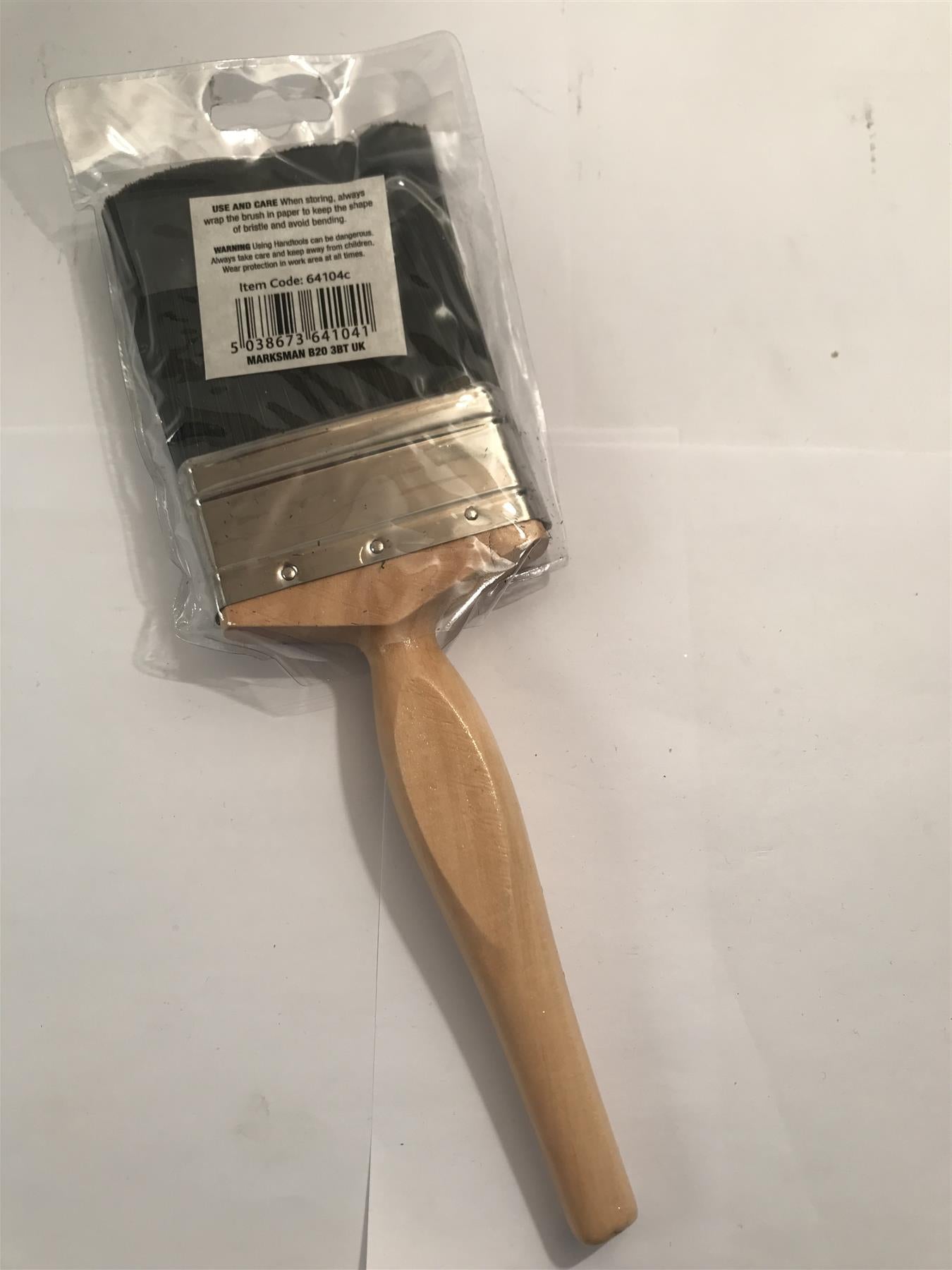 Marksman 3'' (75mm) Professional Quality Paint Brush with Wooden Handle 64104c