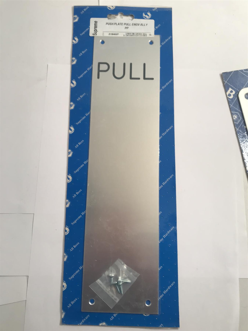 Supreme Engraved Push Plate 300 x 75mmn  31640P