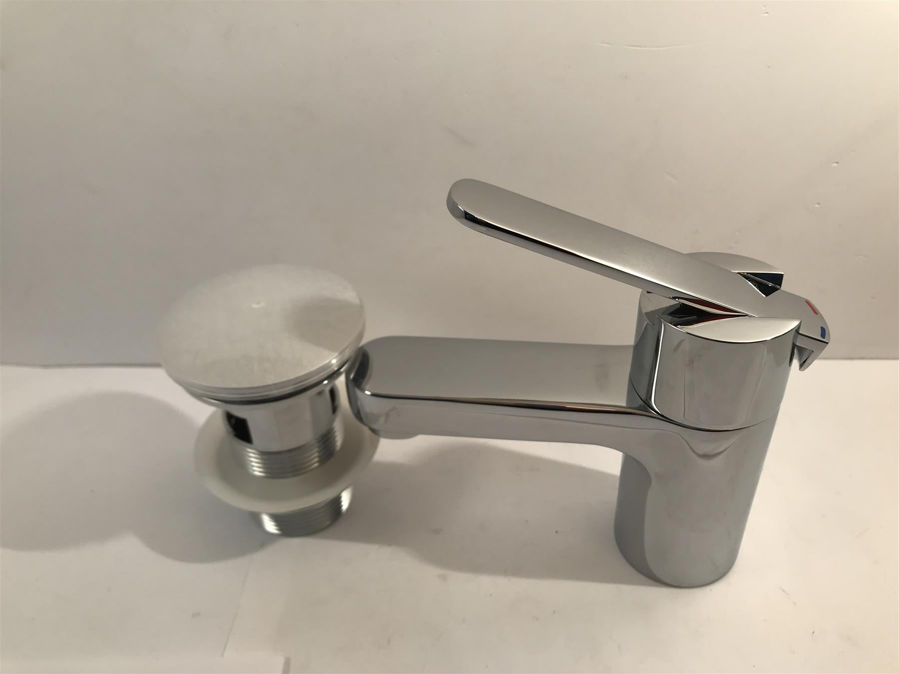 Esteem Mono Basin Tap with Click Waste  E60037  Chrome