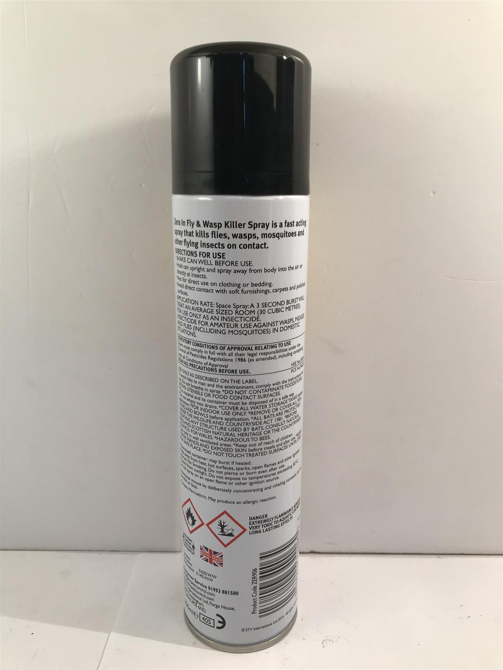 Zero In Fly & Wasp Killer Spray Indoor Use  300ml  ZER906