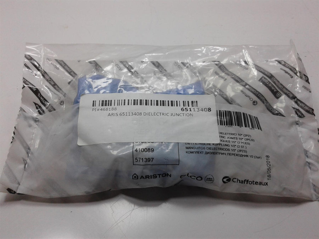ARISTON DIELECTRIC JOINTS 1/2" (2PCS) 65113408