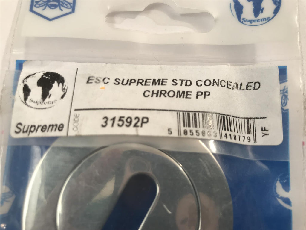 ESC Supreme key hole cover concealed Chrome pp 31592P