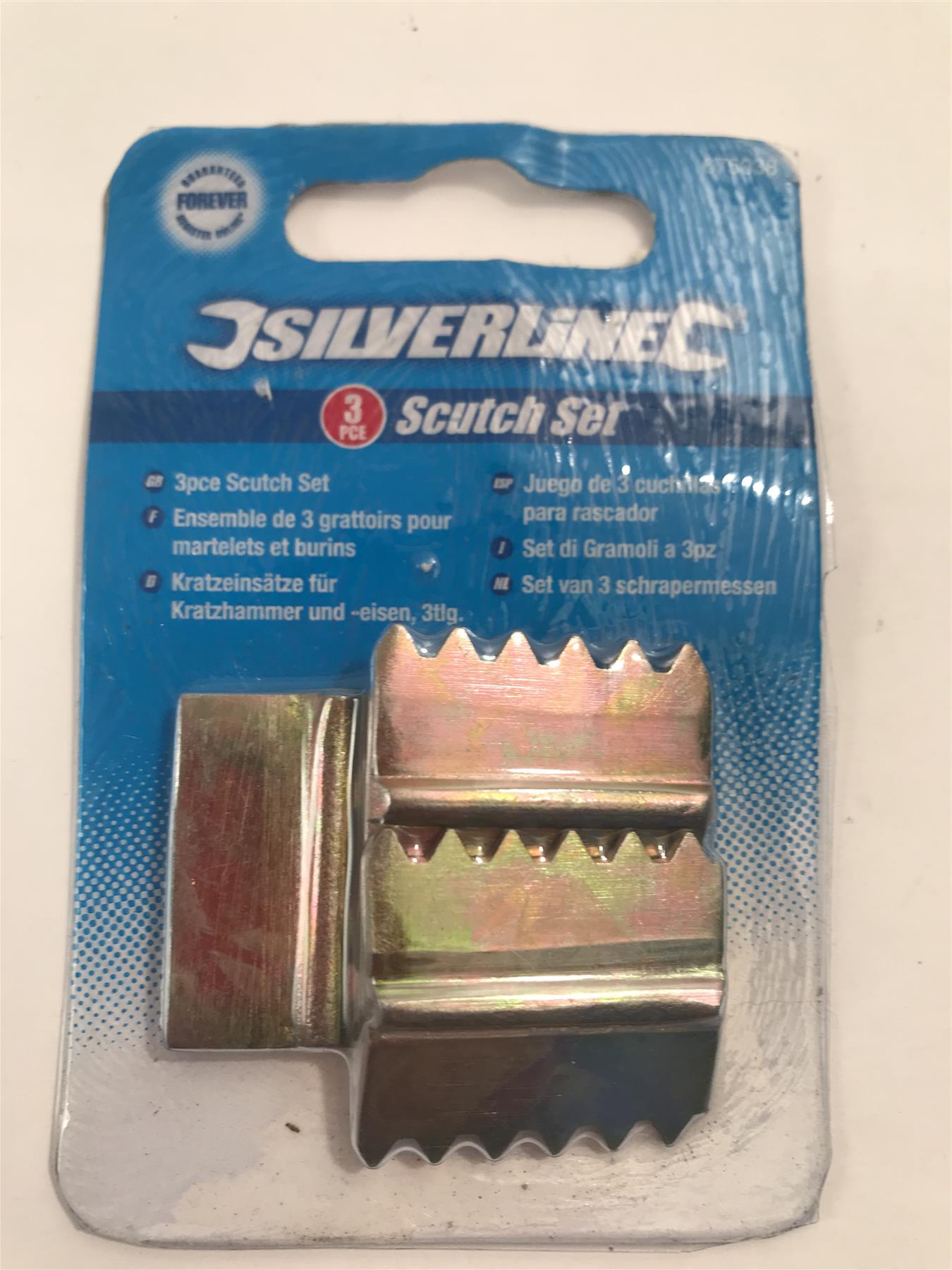 Silverline 3pc Scutch Set  675038