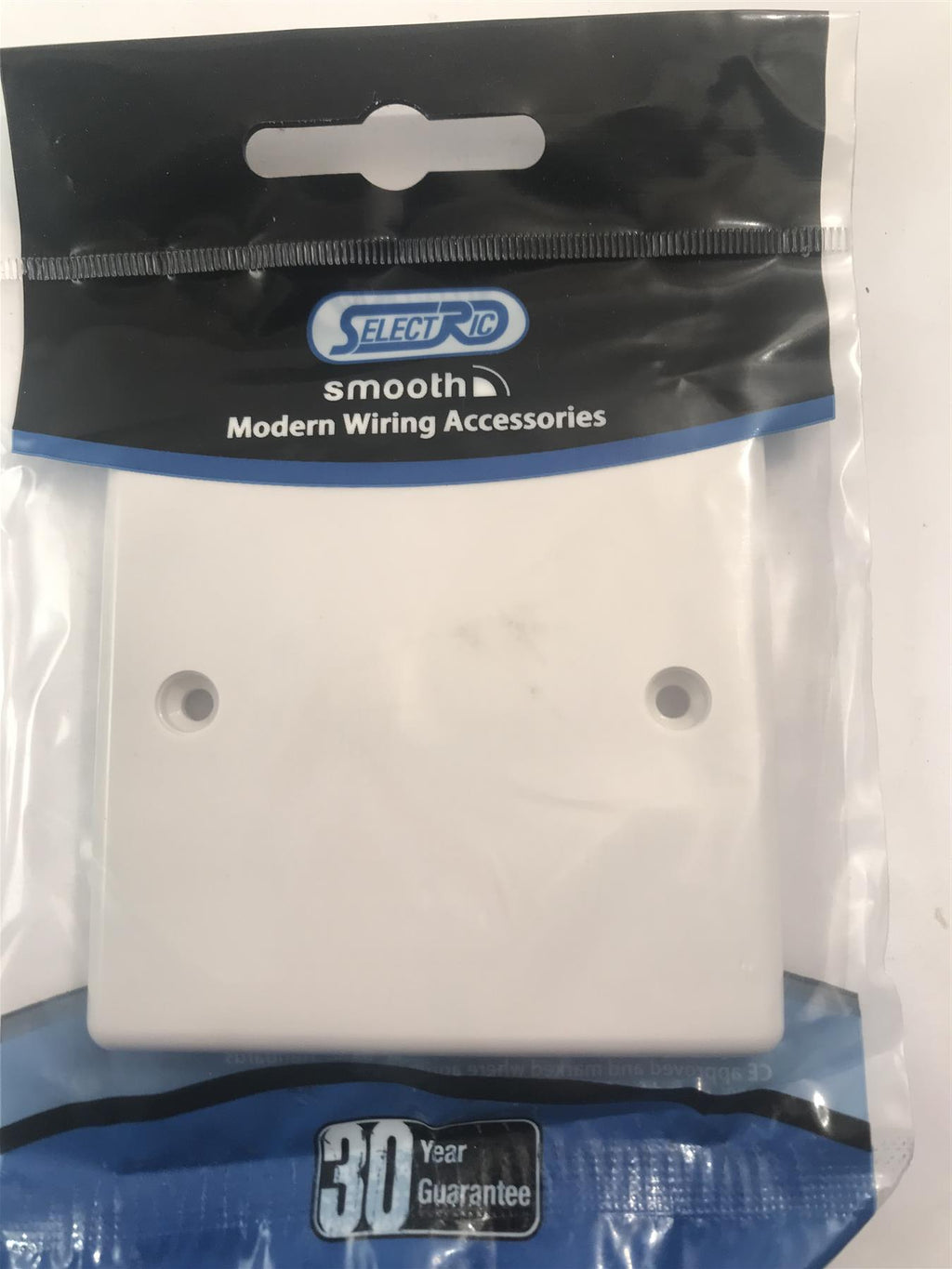 Selectric Smooth 1 Gang Single Blanking Plate  SSL544