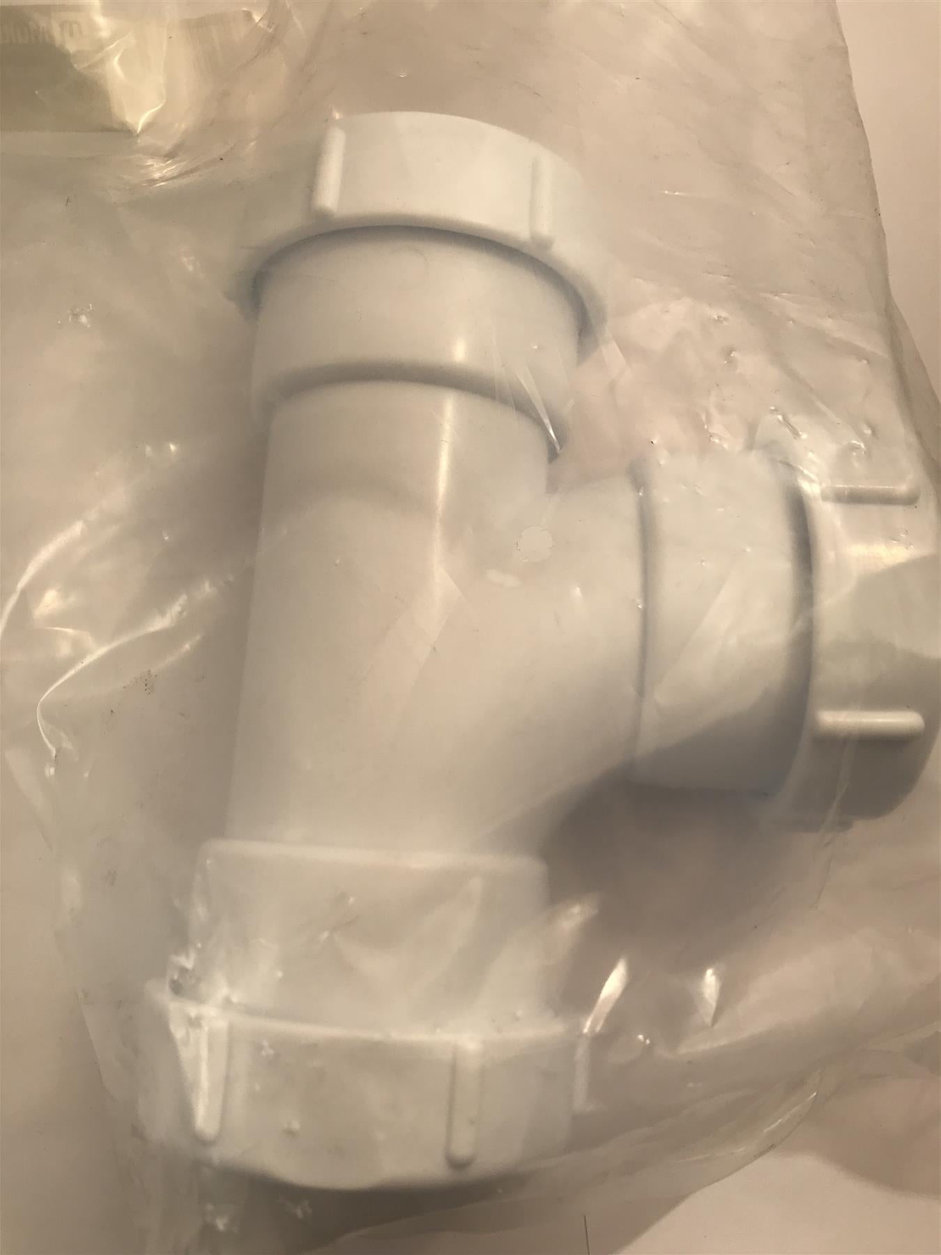 Universal Plastic Tee Waste Pipe 43mm