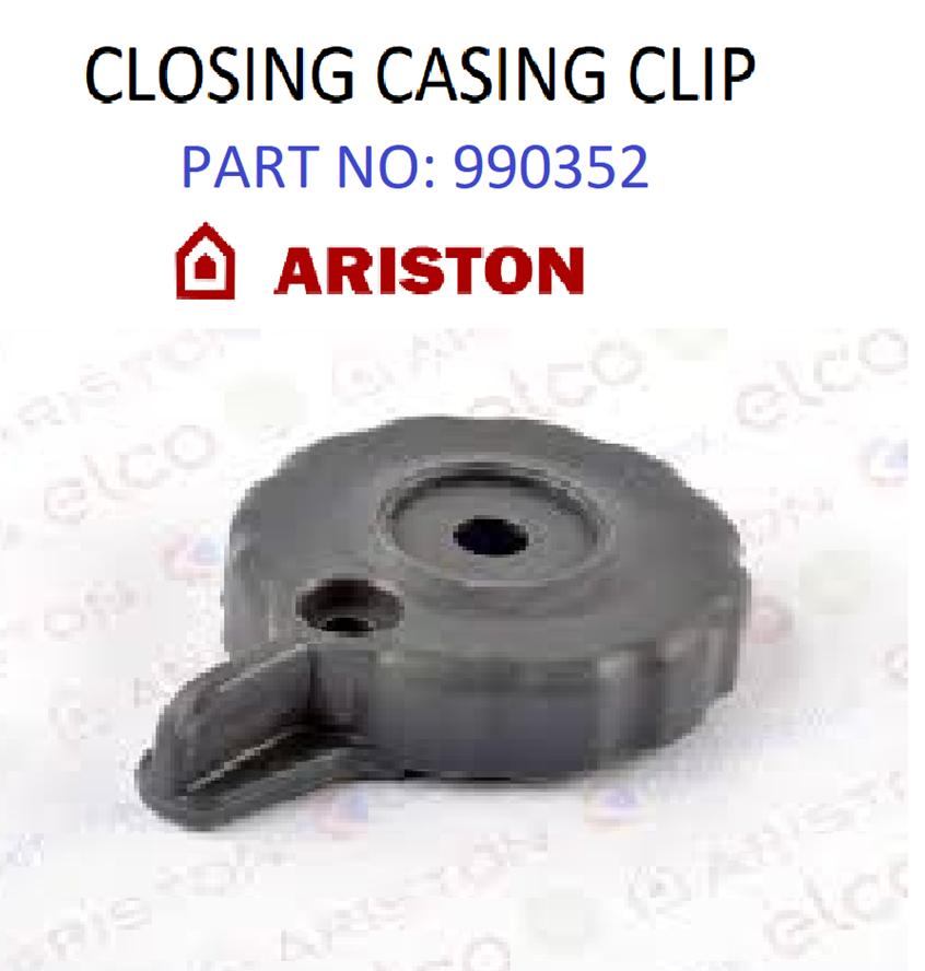 NEW ARISTON ACO MFFI CLOSING CASING CLIP LEFT 990352