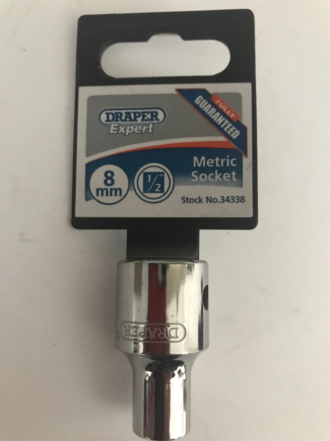 Draper 34338 Expert 1/2" 8mm Metric Socket