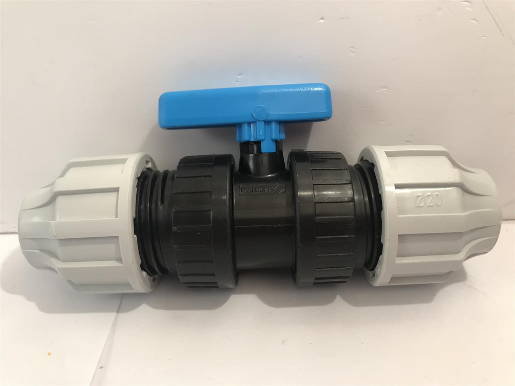 MDPE 20mm Compression Valve