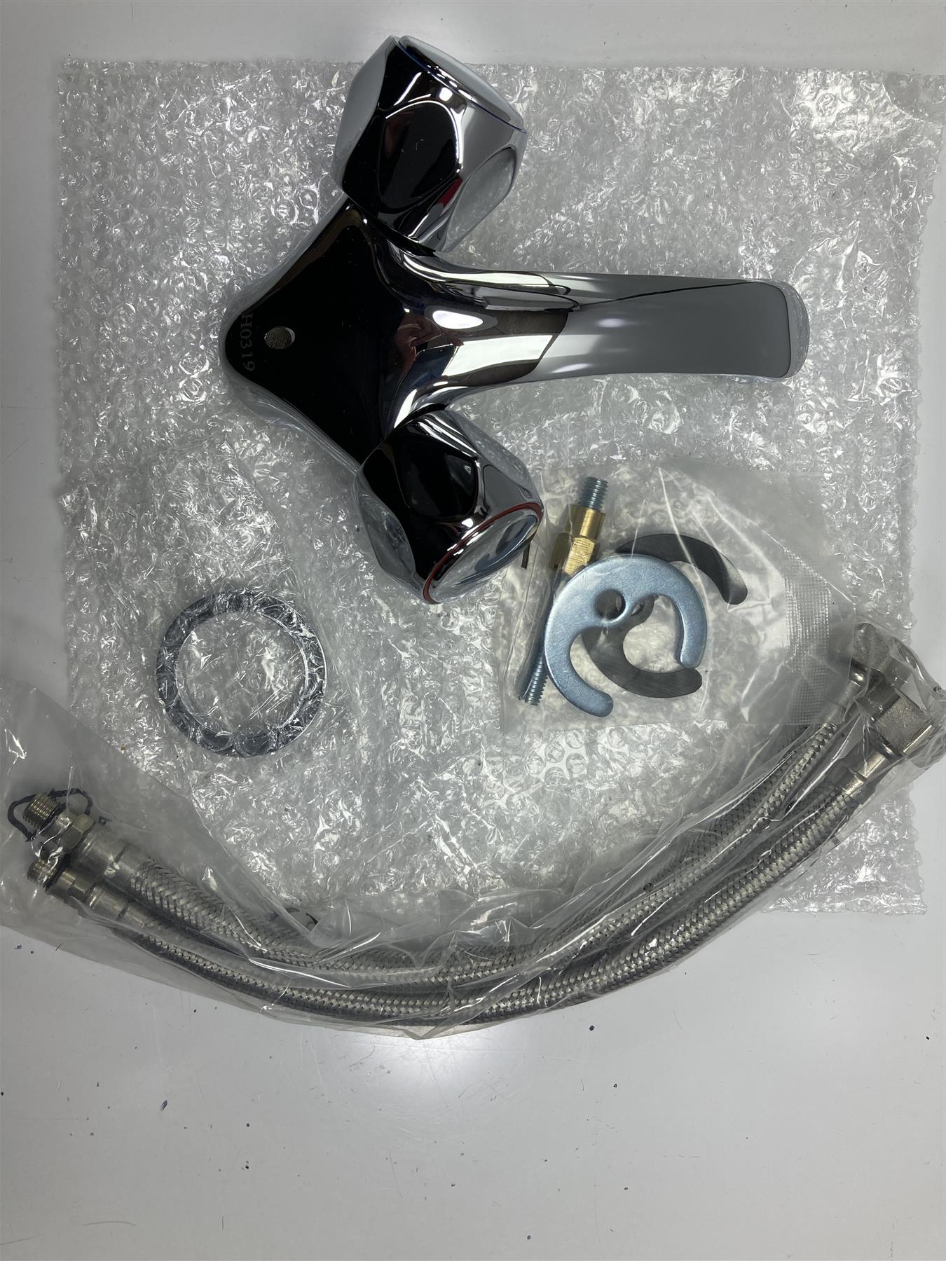 Bristan Club Monobloc Basin Sink Mixer Tap with Pop-Up Waste Chrome VAC BAS C MT