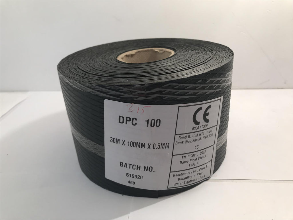 DPC Roll Damp Proof Course Membrane Brick Block Work 100mm x 30m