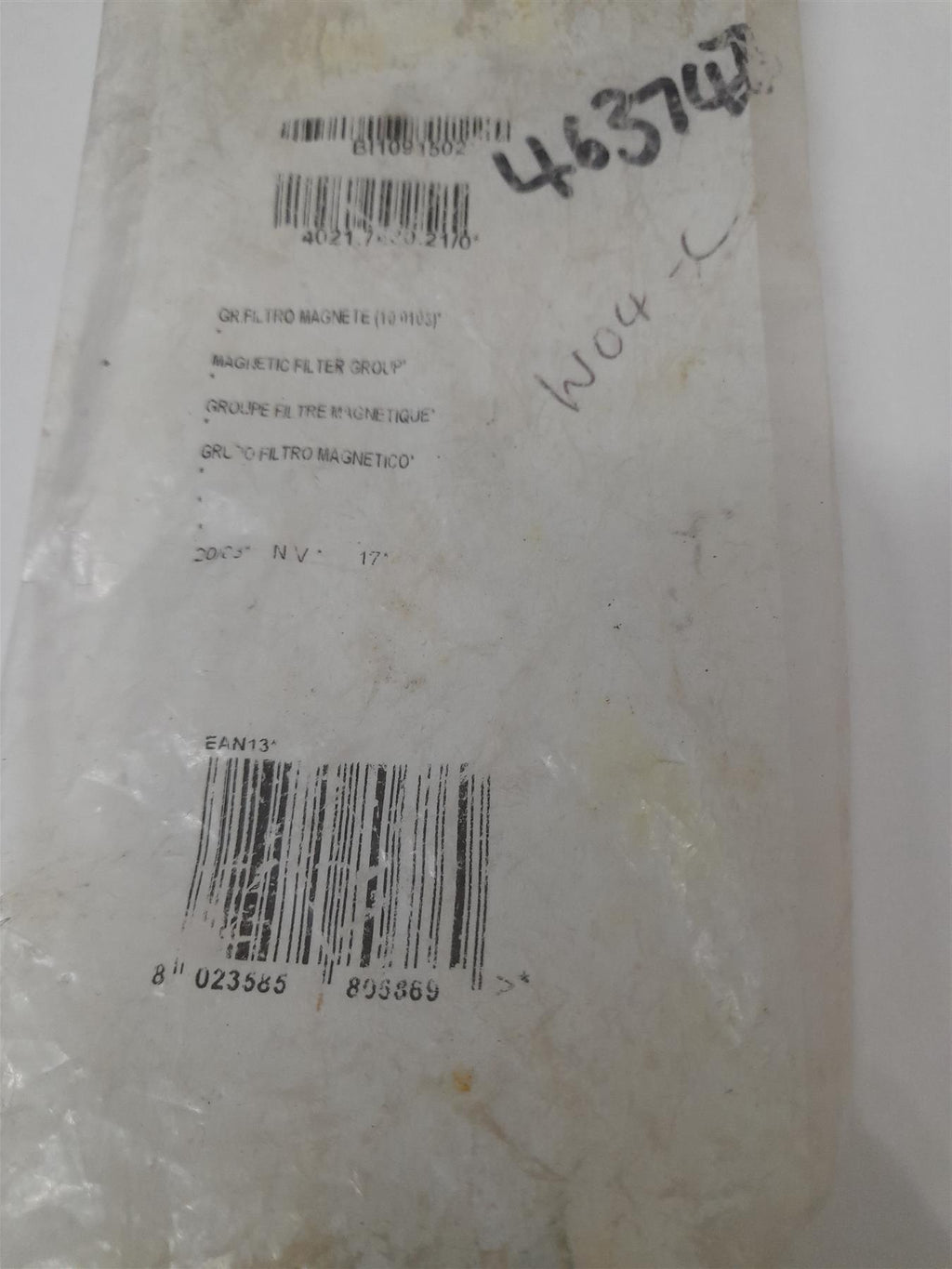 BIASI BI1091502 MAGNETIC FLOW SWITCH + FILTER