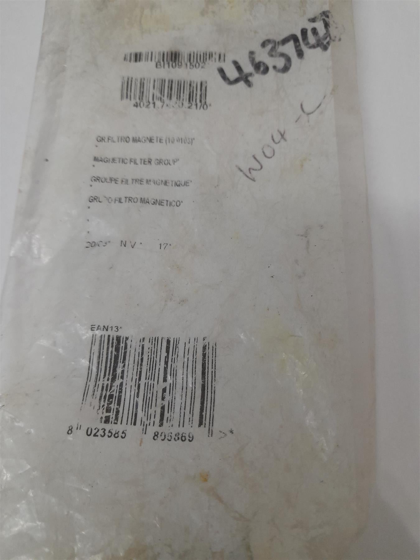 BIASI BI1091502 MAGNETIC FLOW SWITCH + FILTER