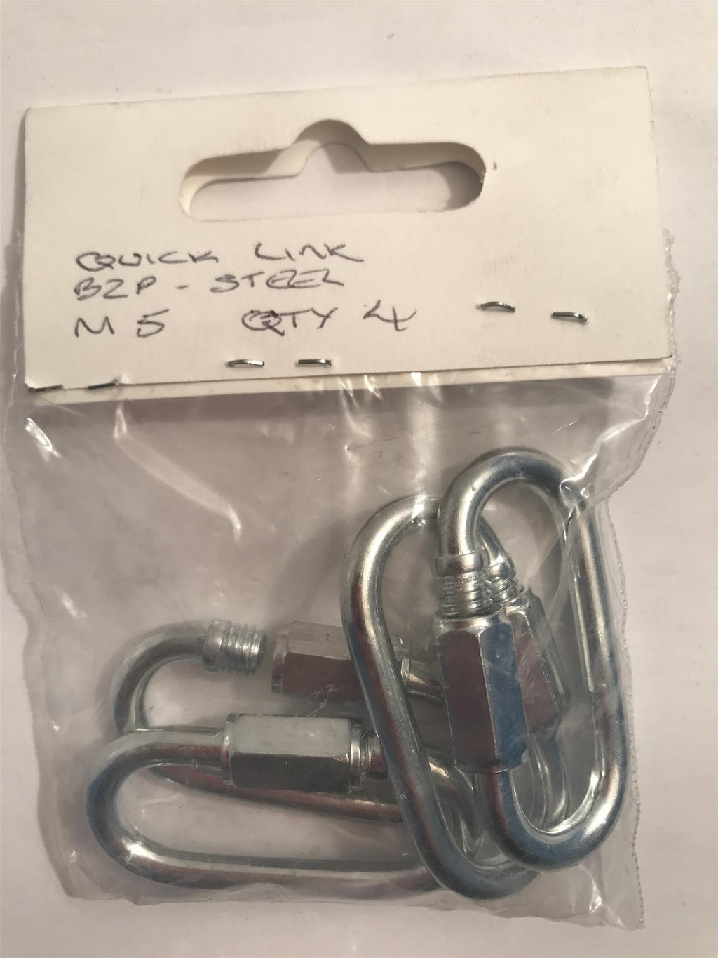 Quick Link M5 BZP Steel (Pk 4)