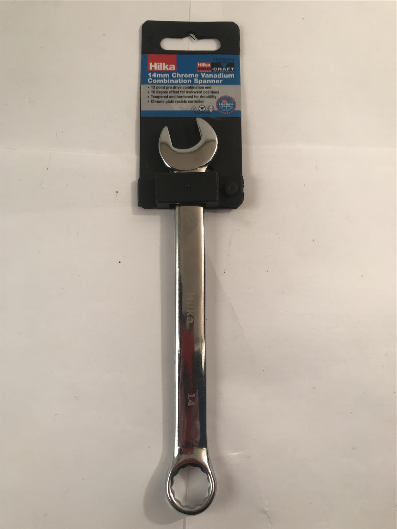 Hilka 14mm Chrome Vanadium Combination Spanner 15200014