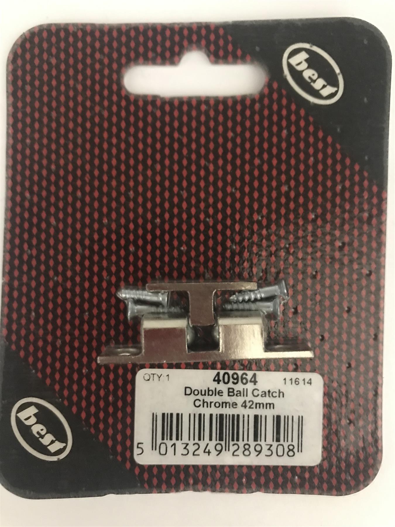 Best Double Ball Catch Chromed Brass 42mm  40964