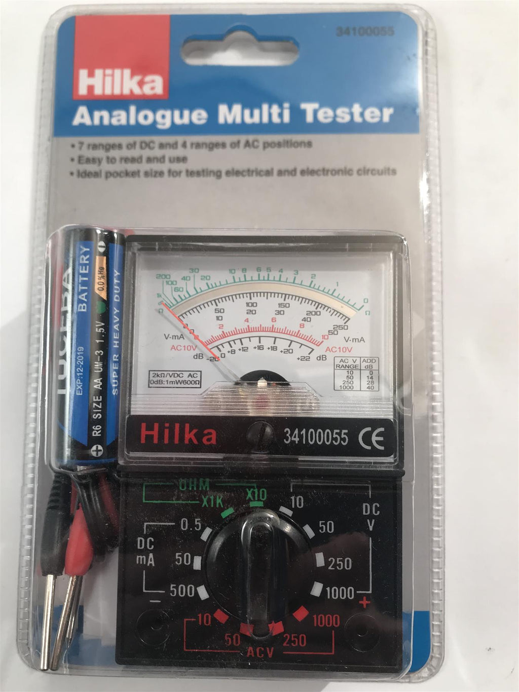 Hilka Analogue Multimeter Multi Tester  34100055