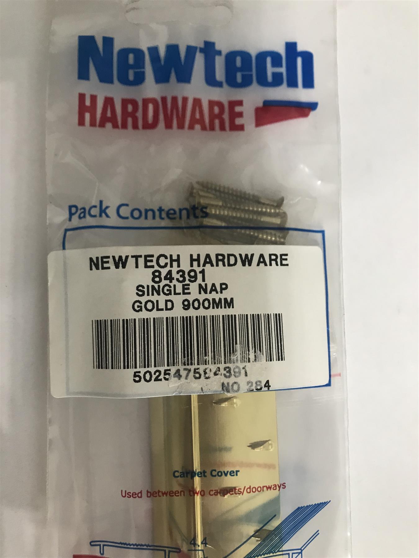 Newtech Single Nap Carpet Trim Gold 900mm 84391