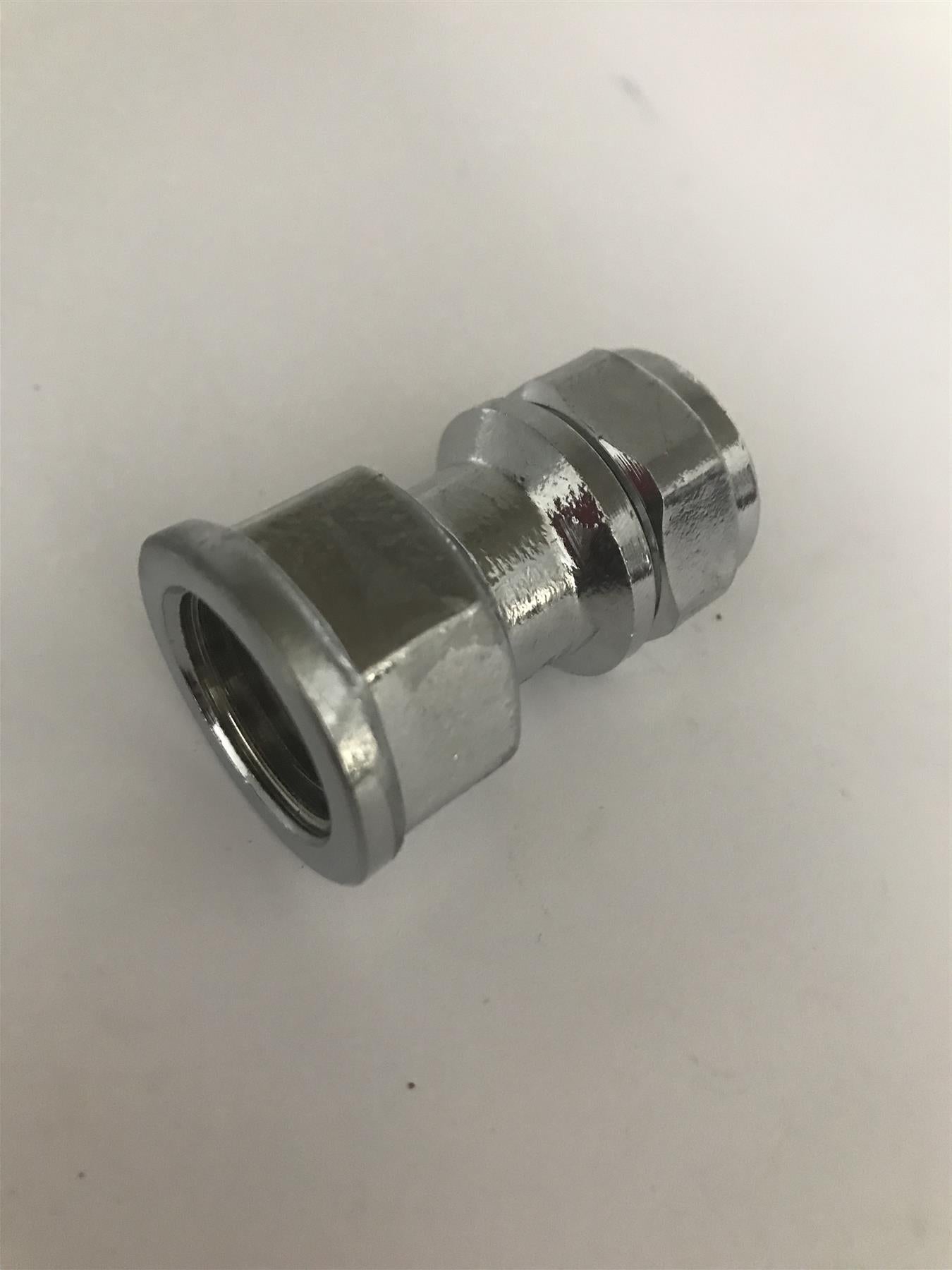 15mm x 3/4 " Chrome Compression Straight Female Adaptor